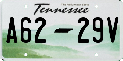 TN license plate A6229V