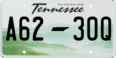TN license plate A6230Q