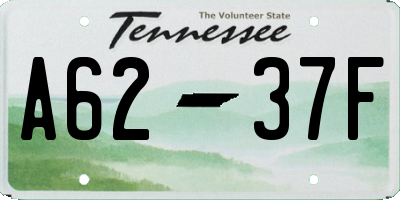 TN license plate A6237F