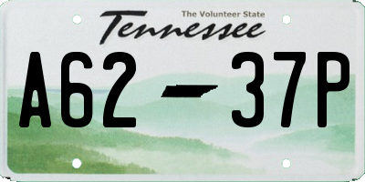 TN license plate A6237P