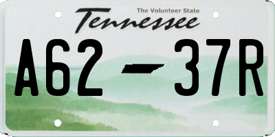 TN license plate A6237R