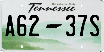 TN license plate A6237S