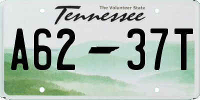 TN license plate A6237T