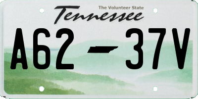 TN license plate A6237V