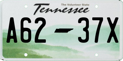 TN license plate A6237X