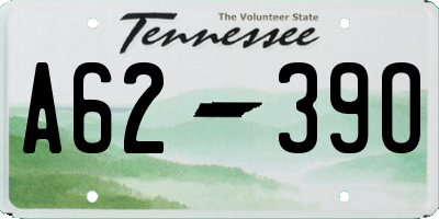 TN license plate A6239O