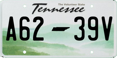 TN license plate A6239V