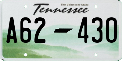 TN license plate A6243O