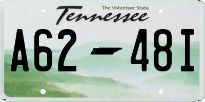 TN license plate A6248I