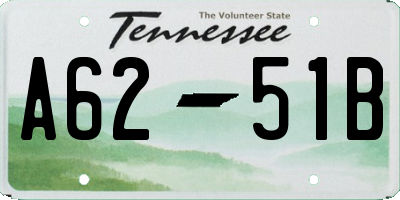 TN license plate A6251B