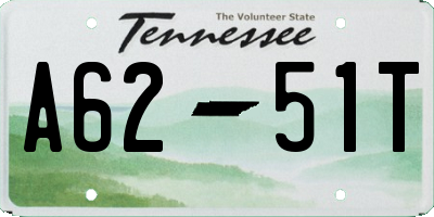 TN license plate A6251T