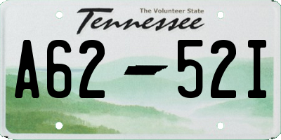TN license plate A6252I
