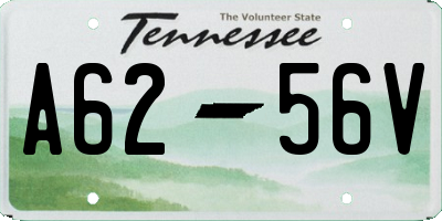TN license plate A6256V