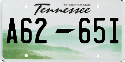 TN license plate A6265I