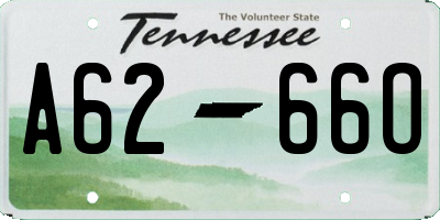 TN license plate A6266O