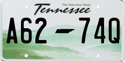 TN license plate A6274Q