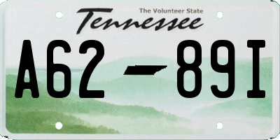 TN license plate A6289I