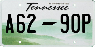 TN license plate A6290P