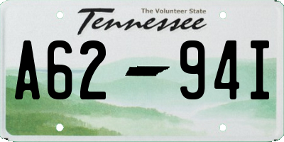 TN license plate A6294I