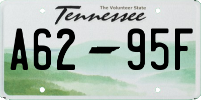TN license plate A6295F