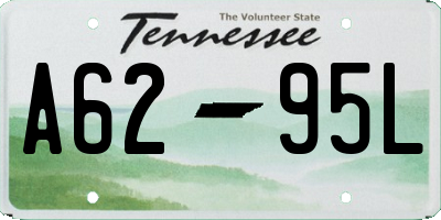 TN license plate A6295L