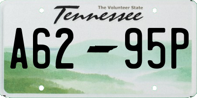 TN license plate A6295P