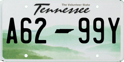 TN license plate A6299Y