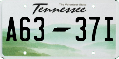 TN license plate A6337I