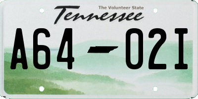 TN license plate A6402I