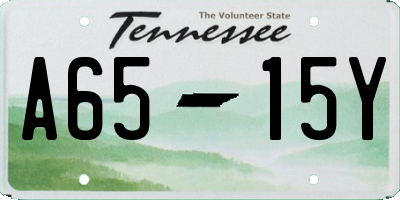TN license plate A6515Y