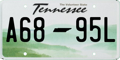 TN license plate A6895L