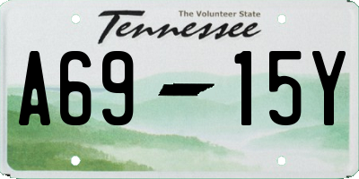 TN license plate A6915Y