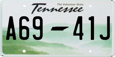 TN license plate A6941J