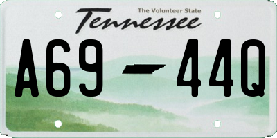 TN license plate A6944Q