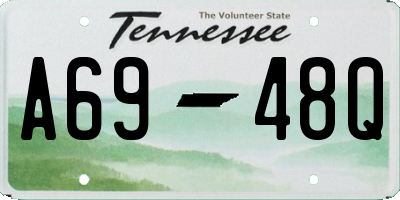 TN license plate A6948Q