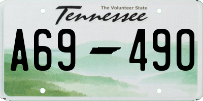 TN license plate A6949O