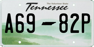 TN license plate A6982P