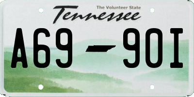 TN license plate A6990I