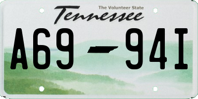TN license plate A6994I