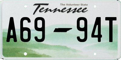 TN license plate A6994T
