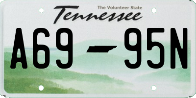 TN license plate A6995N