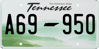TN license plate A6995O