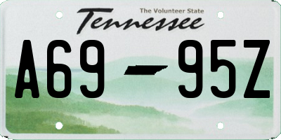 TN license plate A6995Z