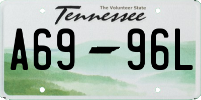 TN license plate A6996L