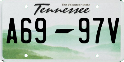 TN license plate A6997V