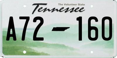 TN license plate A7216O
