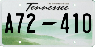 TN license plate A7241O