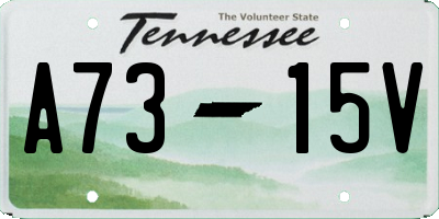 TN license plate A7315V