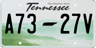 TN license plate A7327V