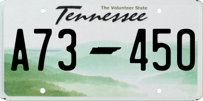 TN license plate A7345O
